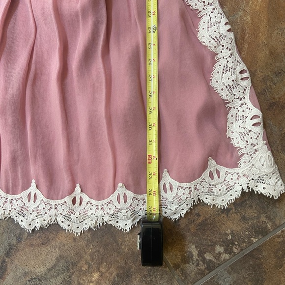 Sundance lined sun dress with lace trim, size 2, adjustable straps - Picture 7 of 8